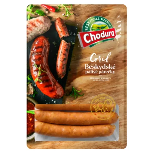 Chodura 270g Gril Beskydské pálivé párečky