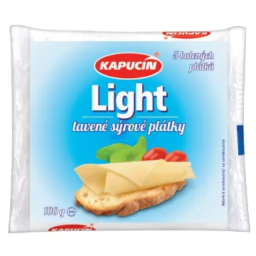 Kapucín T.Sýr 100g Plátky Light