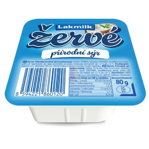 Lakmilk Žervé 80g natur