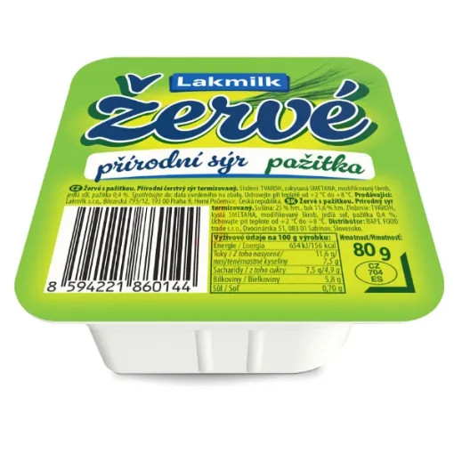 Lakmilk Žervé 80g s pažitkou