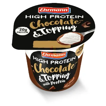 Ehrmann High Protein Pudink & Toppingem 200g Chocolate