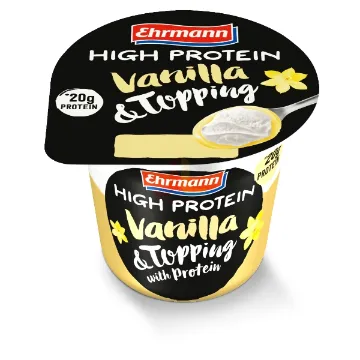 Ehrmann High Protein Pudink & Toppingem 200g Vanilla