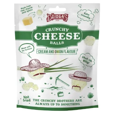 Džiugas Sýrové kuličky 50g Cream and Onion