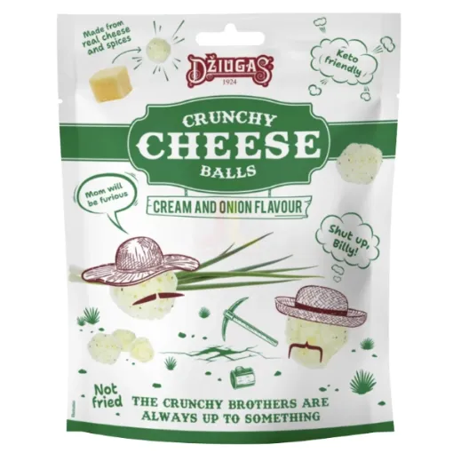 Džiugas Sýrové kuličky 50g Cream and Onion