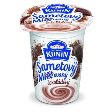 KUNÍN  jogurt 150g Čokoláda Sametový