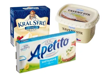 Obrázek pro kategorii Hermelíny a Tavené sýry